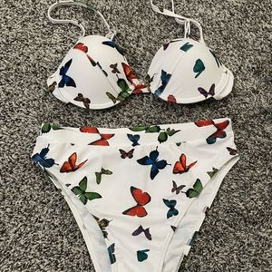 SHEIN butterfly bikini set